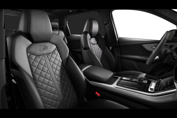 Audi Q7 55 TFSI e quattro Pro Line S 394pk Panoramadak | Omgevingscamera's | ACC | B&O | Vierwielbesturing | Sportstoelen Plus | leder interieur ruitpatroon, | Trekhaak | Keyless |