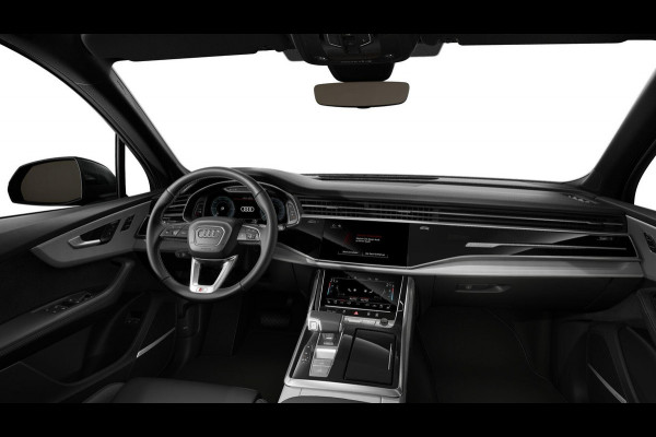 Audi Q7 55 TFSI e quattro Pro Line S 394pk Panoramadak | Omgevingscamera's | ACC | B&O | Vierwielbesturing | Sportstoelen Plus | leder interieur ruitpatroon, | Trekhaak | Keyless |