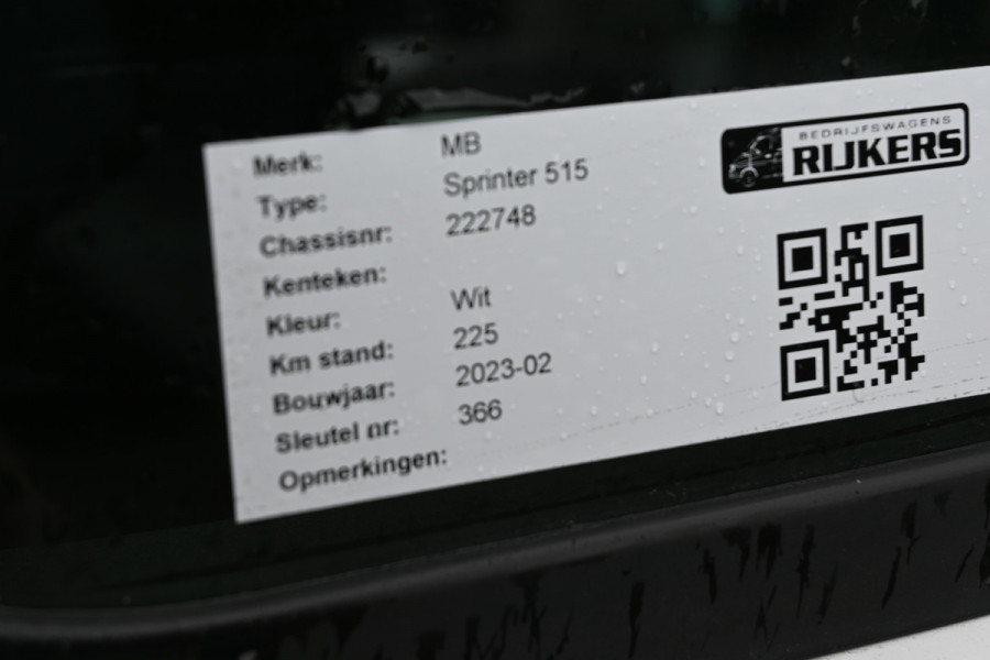 Mercedes-Benz Sprinter 515 CDI L3 Bakwagen met klep MBUX, Laadbak met Dhollandia laadklep en zijdeur