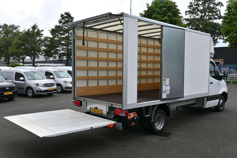 Mercedes-Benz Sprinter 515 CDI L3 Bakwagen met Dhollandia klep MBUX, Spiegelbak Meubelbak met laadklep en zijdeur