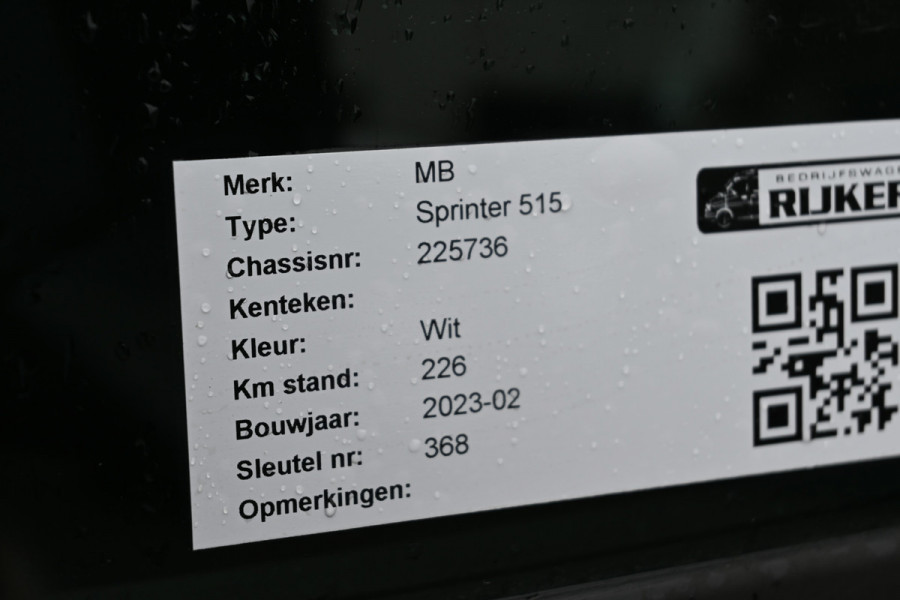Mercedes-Benz Sprinter 515 CDI L3 Bakwagen met Dhollandia klep MBUX, Spiegelbak Meubelbak met laadklep en zijdeur