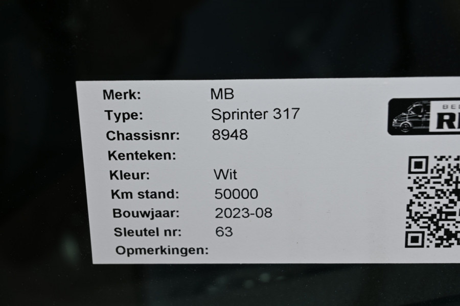 Mercedes-Benz Sprinter 317 CDI L2H2 RWD 3500 kg Trekhaak, MBUX navigatie met camera, Parkeersensoren