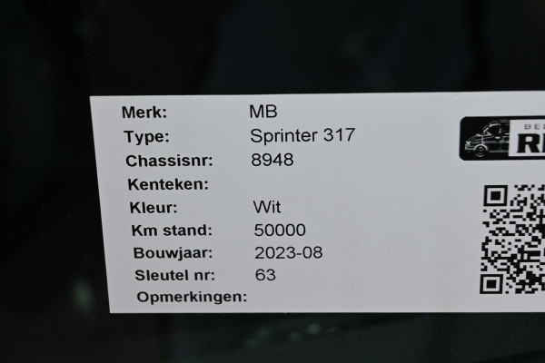 Mercedes-Benz Sprinter 317 CDI L2H2 RWD 3500 kg Trekhaak, MBUX navigatie met camera, Parkeersensoren