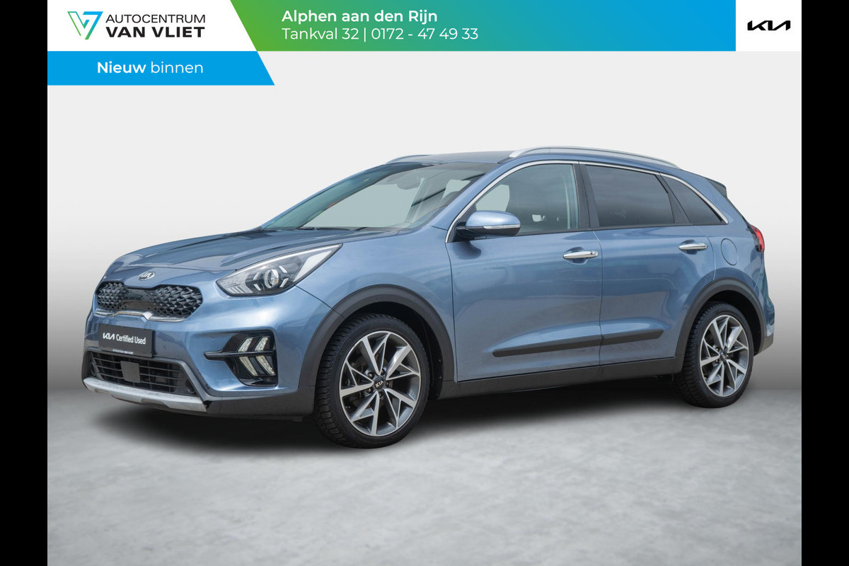 Kia Niro 1.6 GDi Hybrid DynamicPlusLine | Nederlandse dealer onderhouden auto | 18 inch lichtmetalen velgen | Stoel en stuur verwarming | Kia Niro 1.6 GDi Hybrid DynamicPlusLine | Nederlandse dealer onderhouden auto | 18 inch lichtmetalen velgen | Stoel en stuur verwarming |