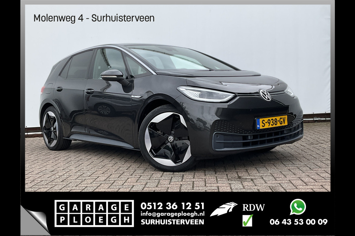 Volkswagen ID.3 Pro 58 kWh HUD Carplay Adap.Cruise Cam Elek.Stoel Sfeerverlichting! Volkswagen ID.3 Pro 58 kWh HUD Carplay Adap.Cruise Cam Elek.Stoel Sfeerverlichting!