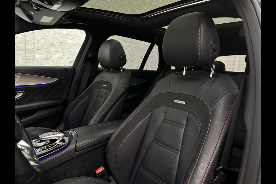 Mercedes-Benz E-Klasse Estate 53 AMG 4MATIC | Panorama | 360 View | Burmester | Distronic+ | Memory | Multibeam-LED | Luchtvering | Leder | Widescreen | Trekhaak | Sfeerverlichting | Night-Pakket | 20'' | Carplay | Stoelverwarming |