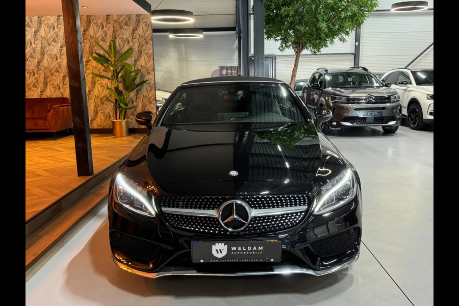 Mercedes-Benz C-Klasse Cabrio 180 AMG Garantie Burmester PDC NekVW StoelVW Sfeer LED Cruise Navi Clima Rijklaar