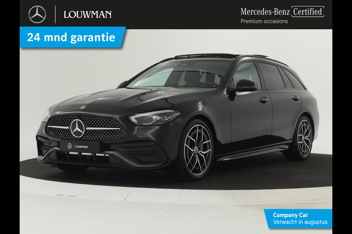 Mercedes-Benz C-Klasse Estate 180 Star Edition AMG Line | Nightpakket | Parkeerpakket met achteruitrijcamera | EASY PACK achterklep | Antidiefstalpakket GUARD 360° Plus | USB-pakket | Memorypakket | Dodehoekassistent |