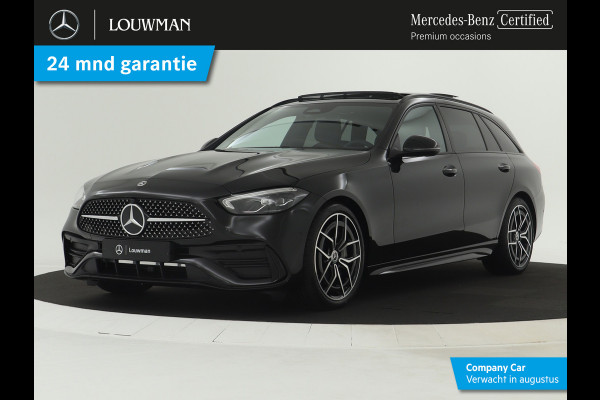 Mercedes-Benz C-Klasse Estate 180 Star Edition AMG Line | Nightpakket | Parkeerpakket met achteruitrijcamera | EASY PACK achterklep | Antidiefstalpakket GUARD 360° Plus | USB-pakket | Memorypakket | Dodehoekassistent |
