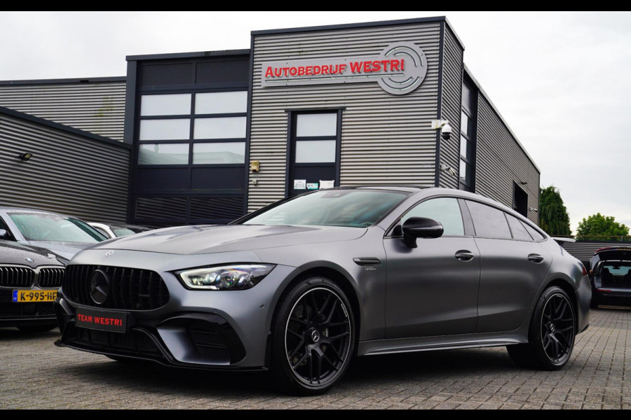 Mercedes-Benz AMG GT 4-Door Coupe AMG 43 4MATIC+ Premium Plus | Schuif/kanteldak | Burmester | LED | Designo Matte grey | 360 cam