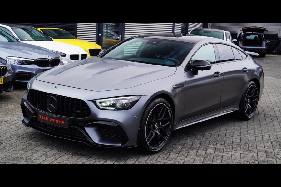 Mercedes-Benz AMG GT 4-Door Coupe AMG 43 4MATIC+ Premium Plus | Schuif/kanteldak | Burmester | LED | Designo Matte grey | 360 cam