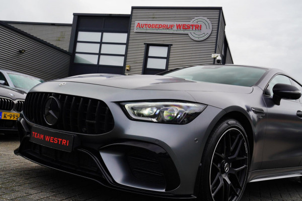 Mercedes-Benz AMG GT 4-Door Coupe AMG 43 4MATIC+ Premium Plus | Schuif/kanteldak | Burmester | LED | Designo Matte grey | 360 cam