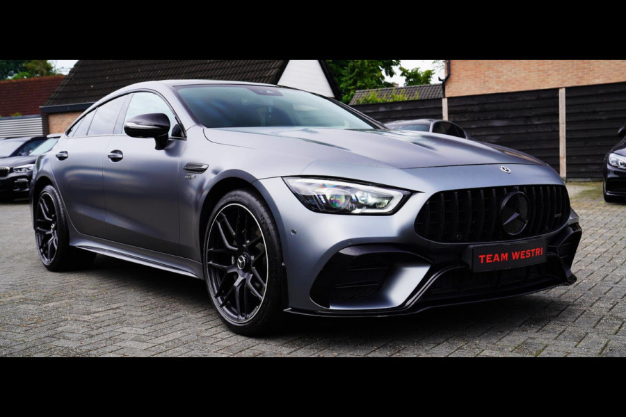 Mercedes-Benz AMG GT 4-Door Coupe AMG 43 4MATIC+ Premium Plus | Schuif/kanteldak | Burmester | LED | Designo Matte grey | 360 cam