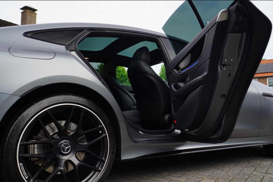 Mercedes-Benz AMG GT 4-Door Coupe AMG 43 4MATIC+ Premium Plus | Schuif/kanteldak | Burmester | LED | Designo Matte grey | 360 cam