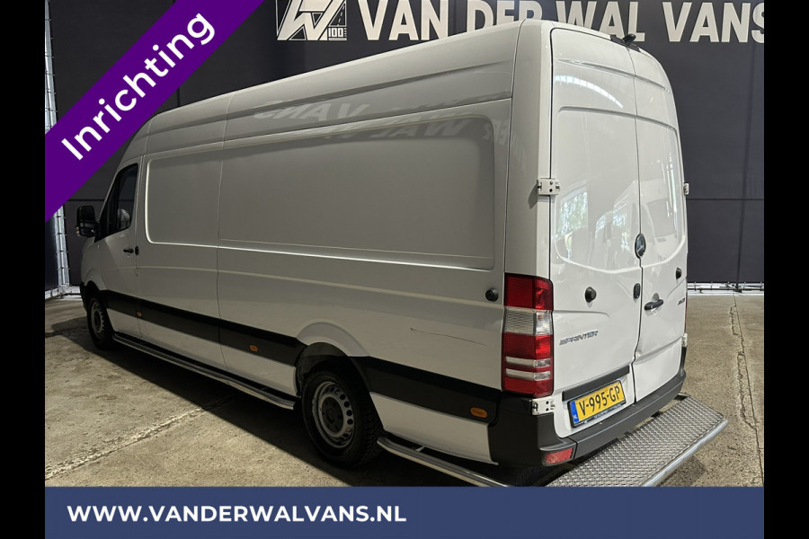 Mercedes-Benz Sprinter 311 CDI Automaat L3H2 *Post NL inrichting* Euro6 Camera sidebars, 270 graden achterdeuren, schappen, doorloopdeur