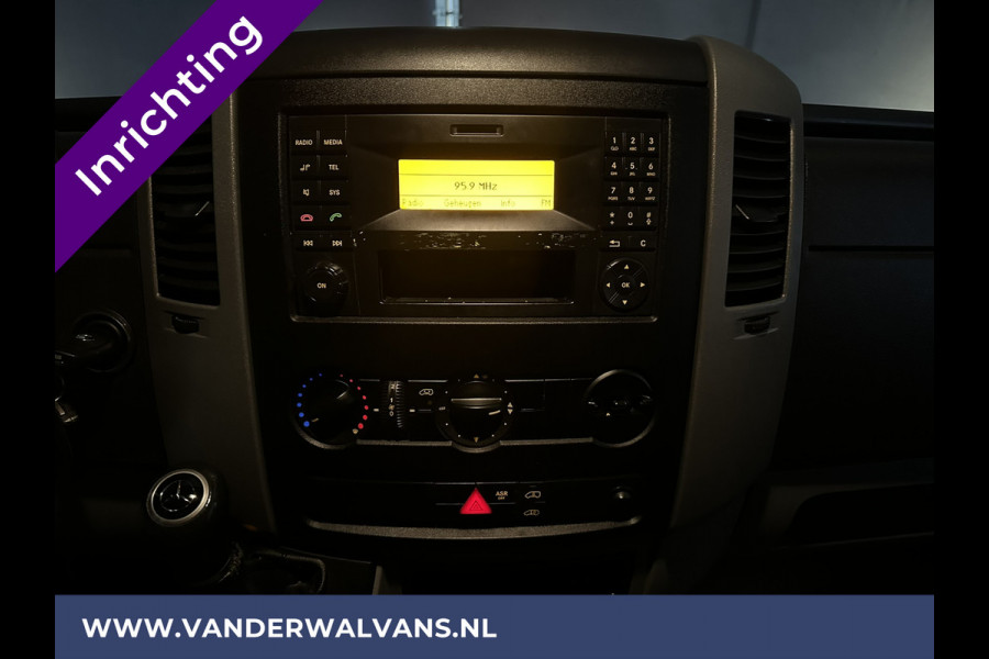 Mercedes-Benz Sprinter 311 CDI Automaat L3H2 *Post NL inrichting* Euro6 Camera sidebars, 270 graden achterdeuren, schappen, doorloopdeur