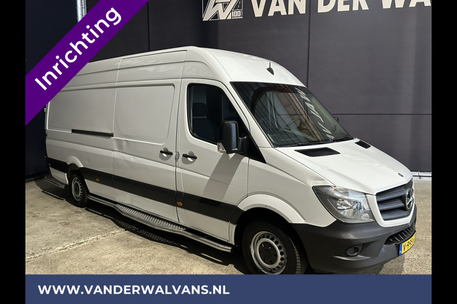 Mercedes-Benz Sprinter 311 CDI Automaat L3H2 *Post NL inrichting* Euro6 Camera sidebars, 270 graden achterdeuren, schappen, doorloopdeur