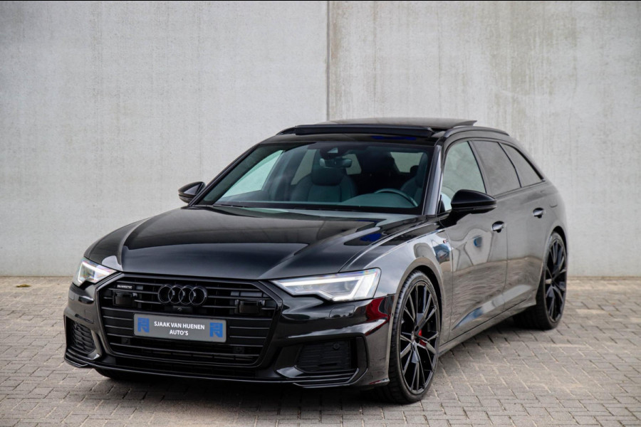 Audi A6 Avant 55 TFSI e Quattro Competition S line Edition 367pk Automaat|Kuipstoelen|Panoramadak|Virtual Cockpit|LED Matrix|Black
