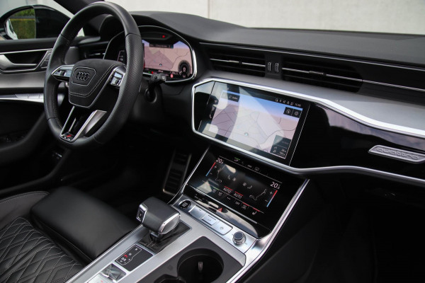 Audi A6 Avant 55 TFSI e Quattro Competition S line Edition 367pk Automaat|Kuipstoelen|Panoramadak|Virtual Cockpit|LED Matrix|Black