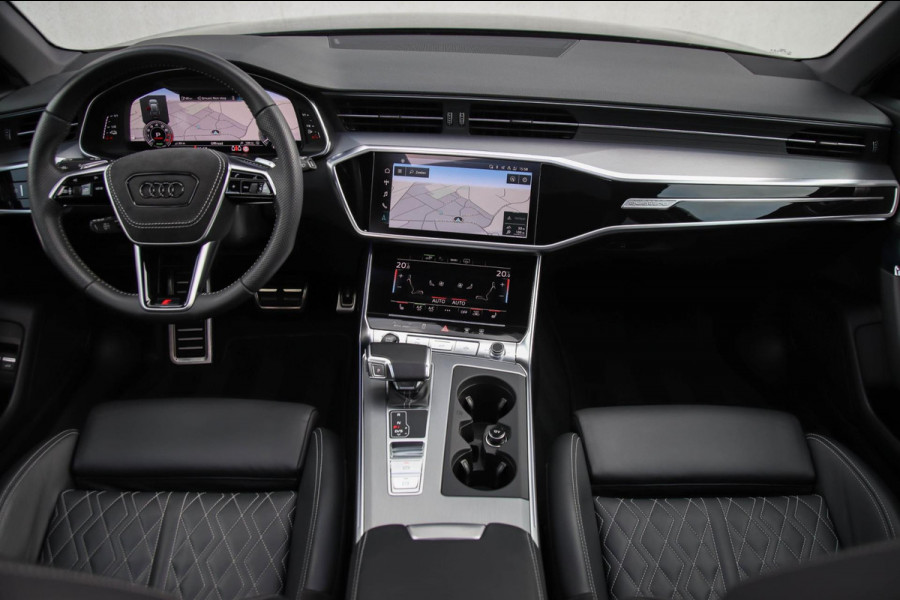 Audi A6 Avant 55 TFSI e Quattro Competition S line Edition 367pk Automaat|Kuipstoelen|Panoramadak|Virtual Cockpit|LED Matrix|Black