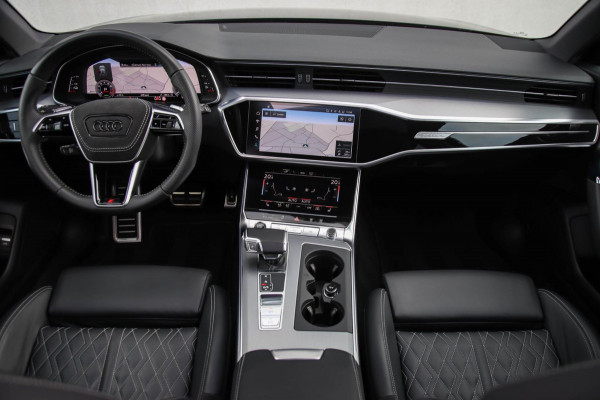 Audi A6 Avant 55 TFSI e Quattro Competition S line Edition 367pk Automaat|Kuipstoelen|Panoramadak|Virtual Cockpit|LED Matrix|Black