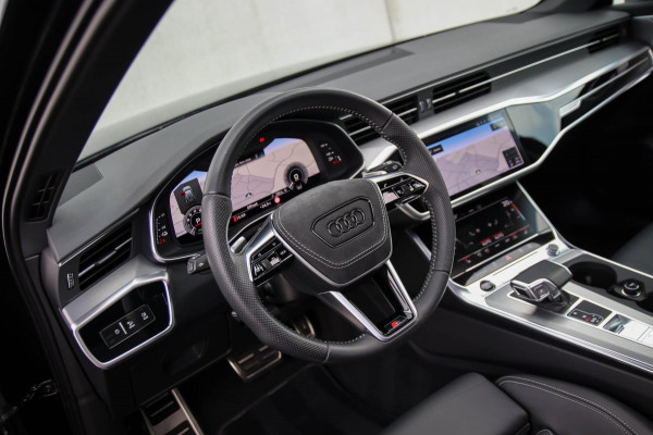 Audi A6 Avant 55 TFSI e Quattro Competition S line Edition 367pk Automaat|Kuipstoelen|Panoramadak|Virtual Cockpit|LED Matrix|Black