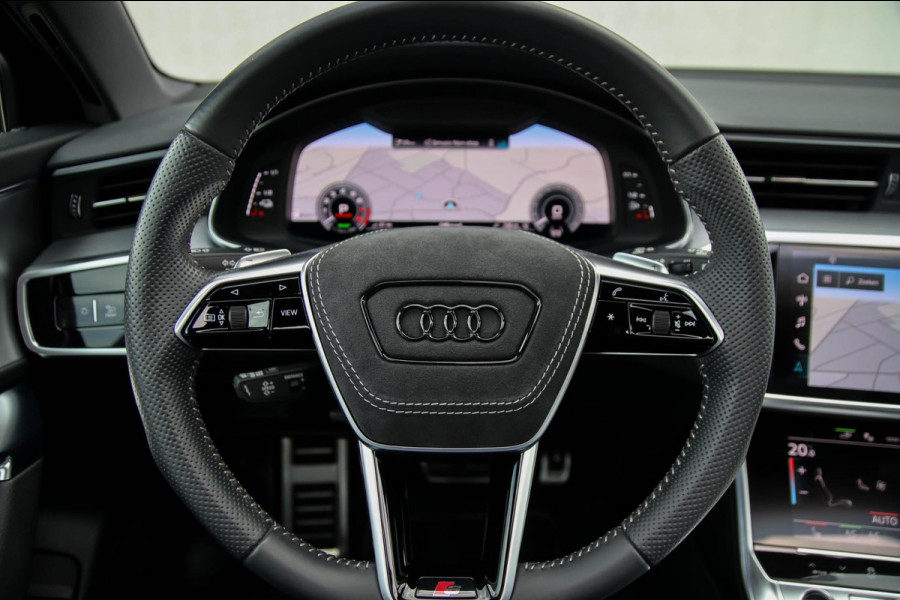 Audi A6 Avant 55 TFSI e Quattro Competition S line Edition 367pk Automaat|Kuipstoelen|Panoramadak|Virtual Cockpit|LED Matrix|Black