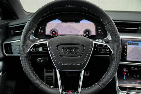 Audi A6 Avant 55 TFSI e Quattro Competition S line Edition 367pk Automaat|Kuipstoelen|Panoramadak|Virtual Cockpit|LED Matrix|Black