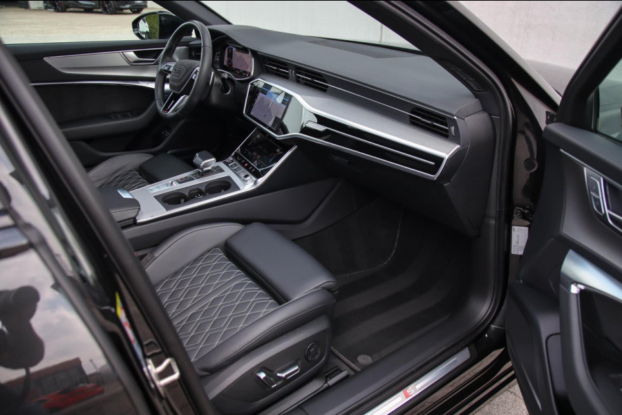 Audi A6 Avant 55 TFSI e Quattro Competition S line Edition 367pk Automaat|Kuipstoelen|Panoramadak|Virtual Cockpit|LED Matrix|Black