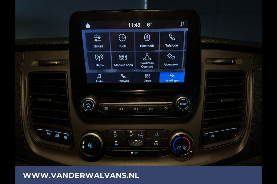 Ford Transit Custom 2.0 TDCI L1H1 Euro6 Airco | Camera | LED | Android Auto | Cruisecontrol | Verwarmde voorruit Parkeersensoren, Bijrijdersbank, 2500kg trekvermogen