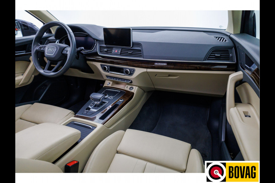 Audi Q5 55 TFSI e 367 PK quattro Competition S-Line Panoramadak, Luchtvering, Volledig leer, Adaptive cruise, Electrisch verstelbare stoelen met massage en verw. Ambiance verlichting, 360 camera, 20 inch, Navigatie, Head-up