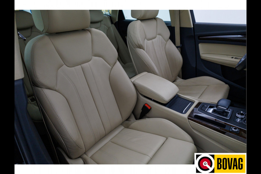 Audi Q5 55 TFSI e 367 PK quattro Competition S-Line Panoramadak, Luchtvering, Volledig leer, Adaptive cruise, Electrisch verstelbare stoelen met massage en verw. Ambiance verlichting, 360 camera, 20 inch, Navigatie, Head-up