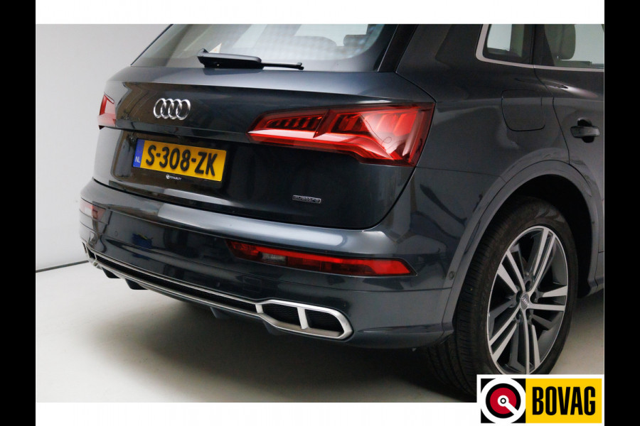 Audi Q5 55 TFSI e 367 PK quattro Competition S-Line Panoramadak, Luchtvering, Volledig leer, Adaptive cruise, Electrisch verstelbare stoelen met massage en verw. Ambiance verlichting, 360 camera, 20 inch, Navigatie, Head-up