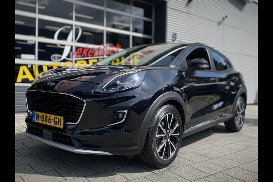 Ford Puma 1.0 EcoBoost Hybrid Titanium X - Navigatie I Airco I LED / PDC I Sport velgen I Dealer onderhouden