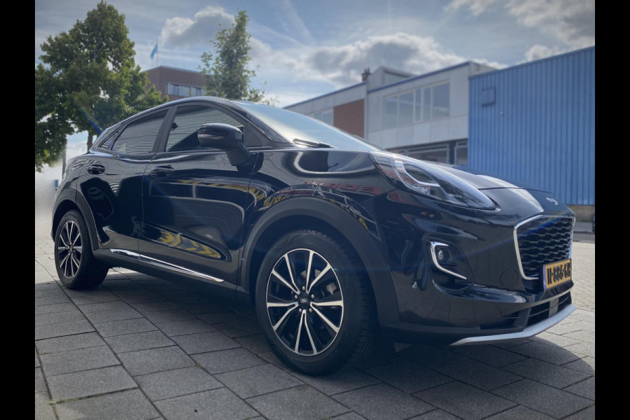 Ford Puma 1.0 EcoBoost Hybrid Titanium X - Navigatie I Airco I LED / PDC I Sport velgen I Dealer onderhouden