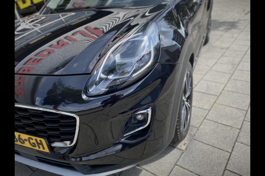 Ford Puma 1.0 EcoBoost Hybrid Titanium X - Navigatie I Airco I LED / PDC I Sport velgen I Dealer onderhouden