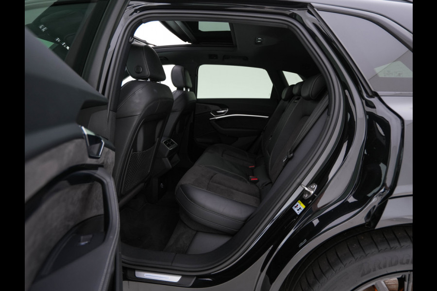 Audi e-tron 50 quattro Launch edition Black 71 kWh (INCL-BTW) *PANO | 1/2LEATHER | DIGI-COCKPIT | FULL-LED | MEMORY-PACK | ADAPTIVE-CRUISE | SPORT-SEATS | NAVI-FULLMAP | HEATED-SEATS | KEYLESS | SHIFT-PADDLES*