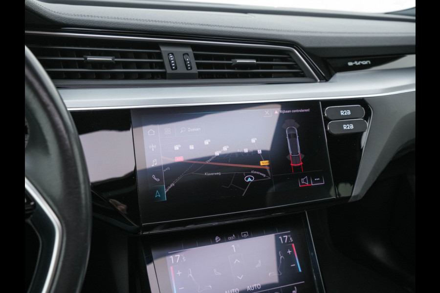 Audi e-tron 50 quattro Launch edition Black 71 kWh (INCL-BTW) *PANO | 1/2LEATHER | DIGI-COCKPIT | FULL-LED | MEMORY-PACK | ADAPTIVE-CRUISE | SPORT-SEATS | NAVI-FULLMAP | HEATED-SEATS | KEYLESS | SHIFT-PADDLES*