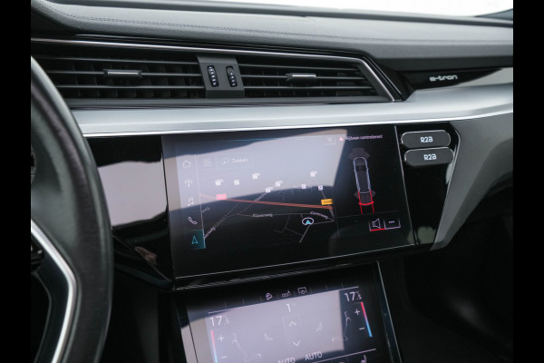 Audi e-tron 50 quattro Launch edition Black 71 kWh (INCL-BTW) *PANO | 1/2LEATHER | DIGI-COCKPIT | FULL-LED | MEMORY-PACK | ADAPTIVE-CRUISE | SPORT-SEATS | NAVI-FULLMAP | HEATED-SEATS | KEYLESS | SHIFT-PADDLES*