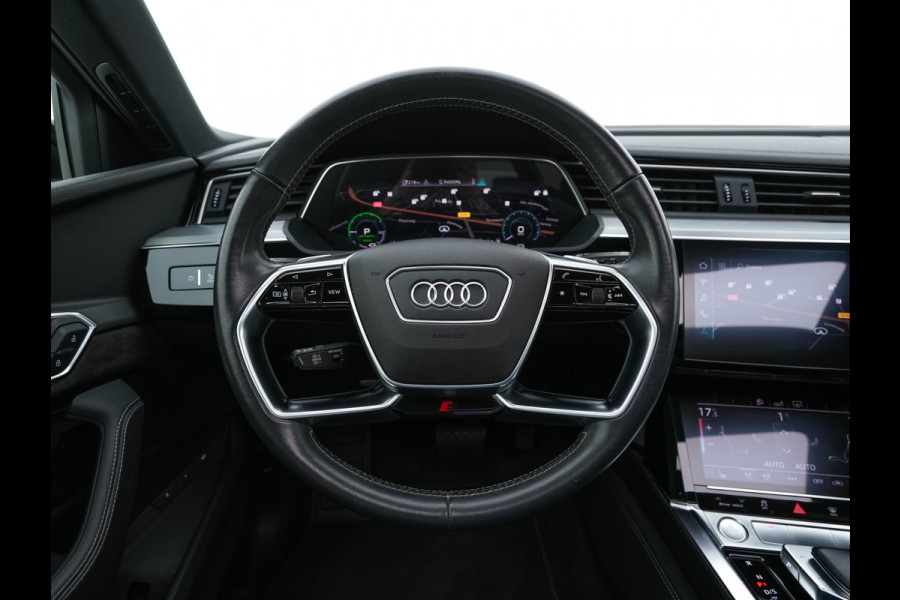 Audi e-tron 50 quattro Launch edition Black 71 kWh (INCL-BTW) *PANO | 1/2LEATHER | DIGI-COCKPIT | FULL-LED | MEMORY-PACK | ADAPTIVE-CRUISE | SPORT-SEATS | NAVI-FULLMAP | HEATED-SEATS | KEYLESS | SHIFT-PADDLES*