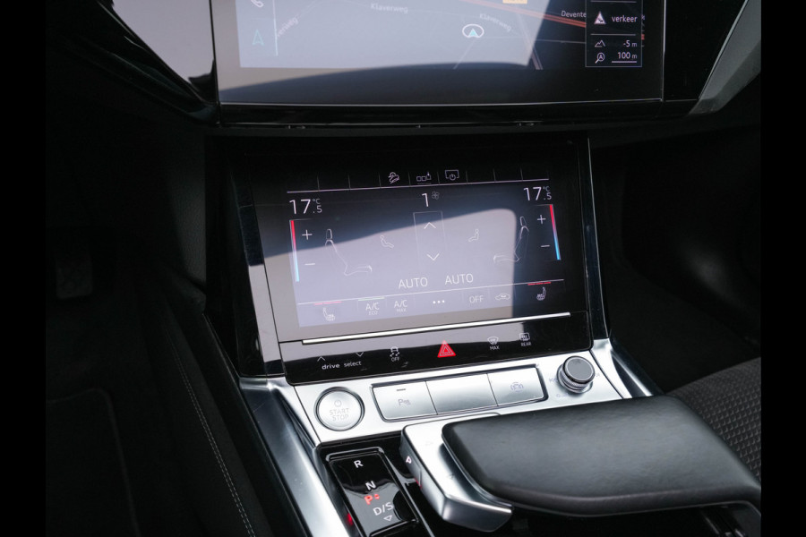 Audi e-tron 50 quattro Launch edition Black 71 kWh (INCL-BTW) *PANO | 1/2LEATHER | DIGI-COCKPIT | FULL-LED | MEMORY-PACK | ADAPTIVE-CRUISE | SPORT-SEATS | NAVI-FULLMAP | HEATED-SEATS | KEYLESS | SHIFT-PADDLES*