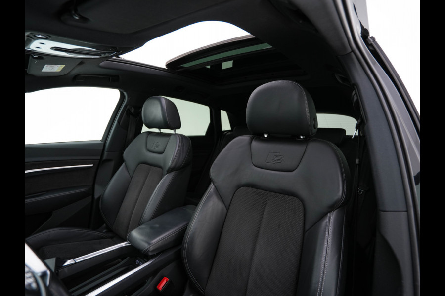 Audi e-tron 50 quattro Launch edition Black 71 kWh (INCL-BTW) *PANO | 1/2LEATHER | DIGI-COCKPIT | FULL-LED | MEMORY-PACK | ADAPTIVE-CRUISE | SPORT-SEATS | NAVI-FULLMAP | HEATED-SEATS | KEYLESS | SHIFT-PADDLES*