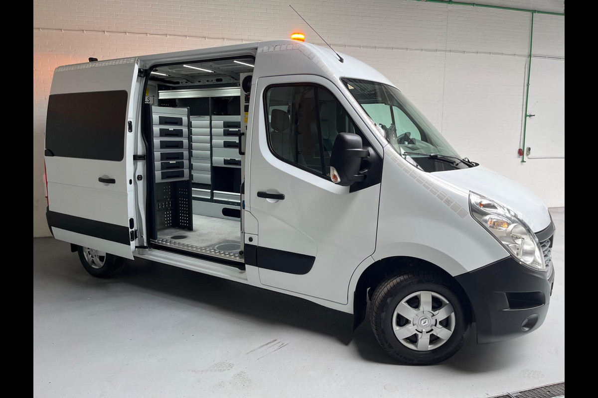 Renault Master Servicewagen T35 2.3 dCi 145pk euro6 L2H2 BOTT Inrichting, Victron omvormer, Standkachel, Trekhaak, RIJKLAARPRIJS!
