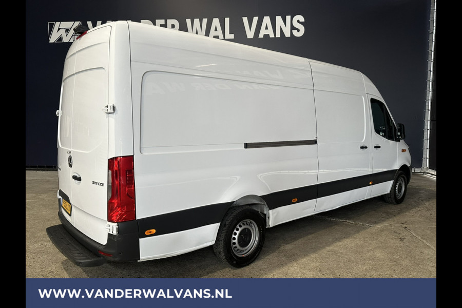 Mercedes-Benz Sprinter 315 CDI 150pk L3H2 Euro6 ** Airco | 360 graden Camera | Navigatie | Cruisecontrol | Chauffeursstoel Parkeersensoren, Stoelverwarming, Bijrijdersbank