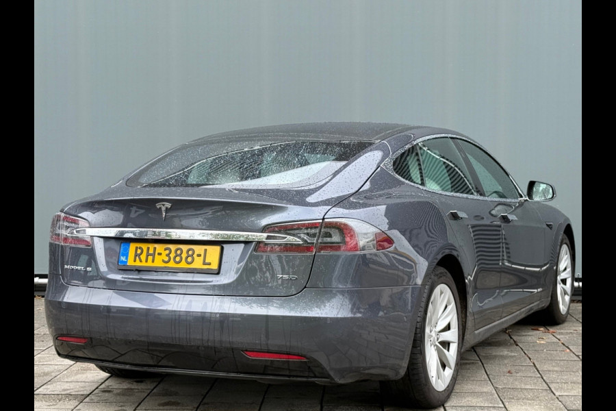 Tesla Model S BWJ 12-2017 | 75D 334PK  Base | LEDER | PANO | AUTO PILOOT | TREKHAAK | CLIMA | NAVI | CAMERA | CRUISE | 19'' LMV