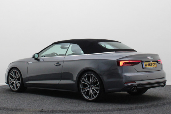 Audi A5 Cabriolet 40 TFSI Sport S Line Edition Leer, Apple Carplay, Verwarmd Stuurwiel, Cruise, PDC, Navigatie, LED, 20''