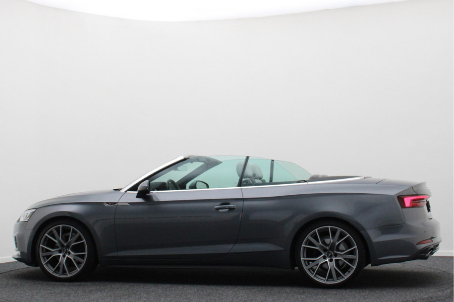 Audi A5 Cabriolet 40 TFSI Sport S Line Edition Leer, Apple Carplay, Verwarmd Stuurwiel, Cruise, PDC, Navigatie, LED, 20''
