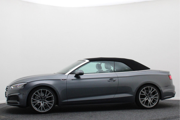 Audi A5 Cabriolet 40 TFSI Sport S Line Edition Leer, Apple Carplay, Verwarmd Stuurwiel, Cruise, PDC, Navigatie, LED, 20''