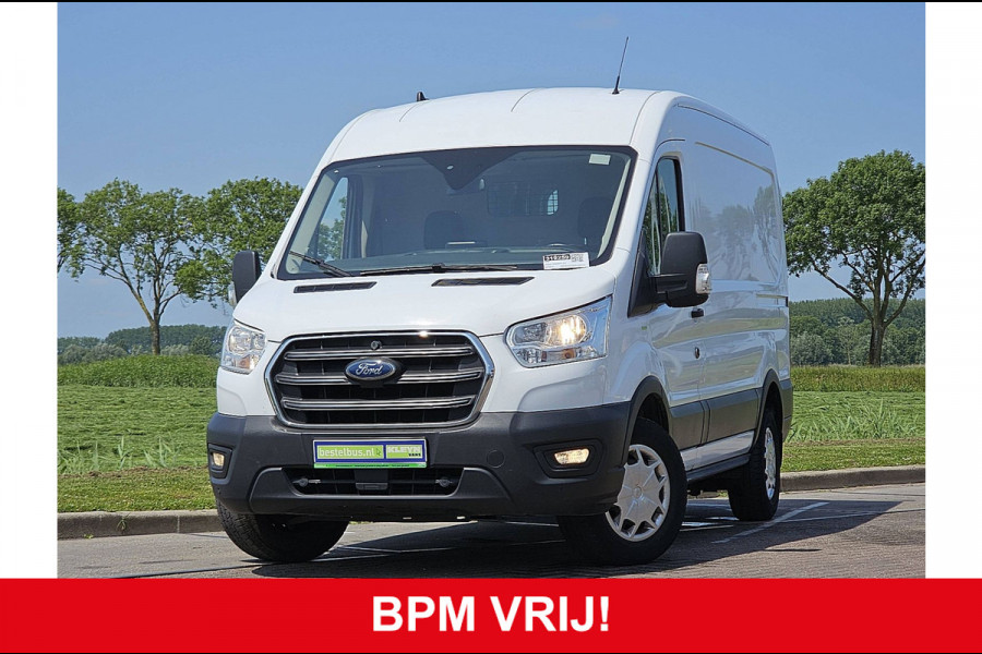 Ford Transit 350 2.0 TDCI L2H2 Trend Navi Euro6 Airco Oh-Historie 1e Eigenaar Trekhaak Navi!