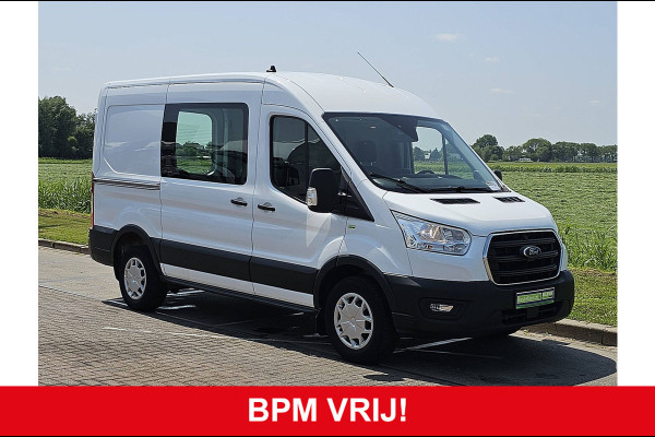 Ford Transit 350 2.0 TDCI L2H2 Trend Navi Euro6 Airco Oh-Historie 1e Eigenaar Trekhaak Navi!